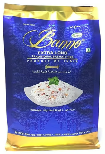 Banno Rice 1kg ELT-Basmati